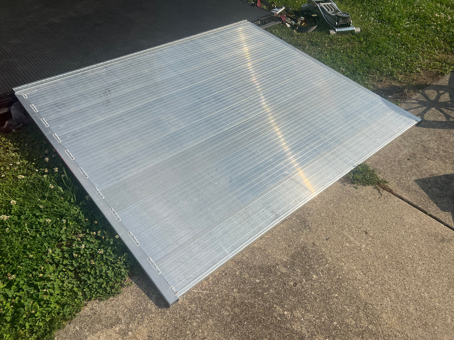 72” wide x 36” long Aluminum Ramp Door Extension